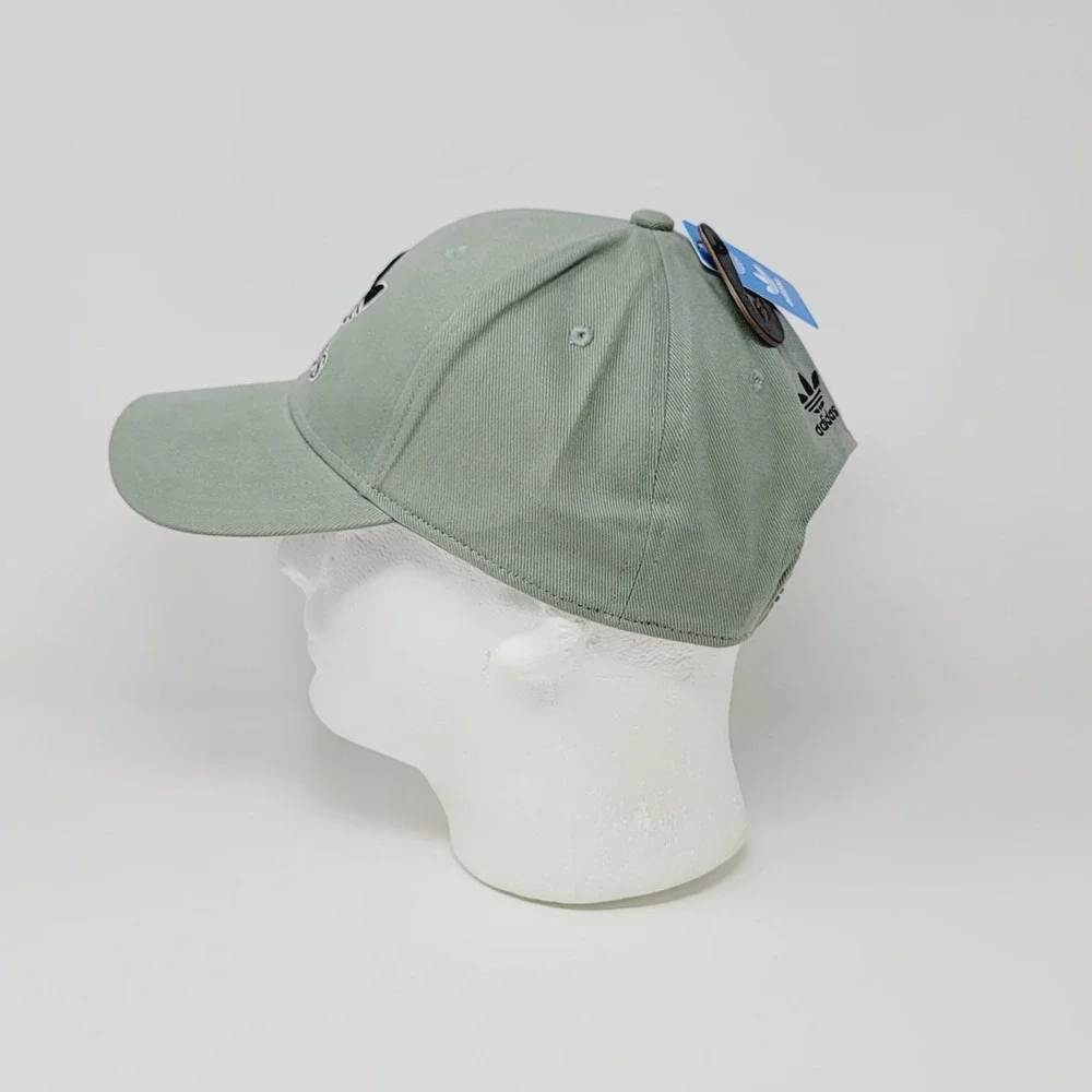 Adidas Originals Icon Snapback 2.0 Hat Mens OSFM Silver Green Trefoil GB4038